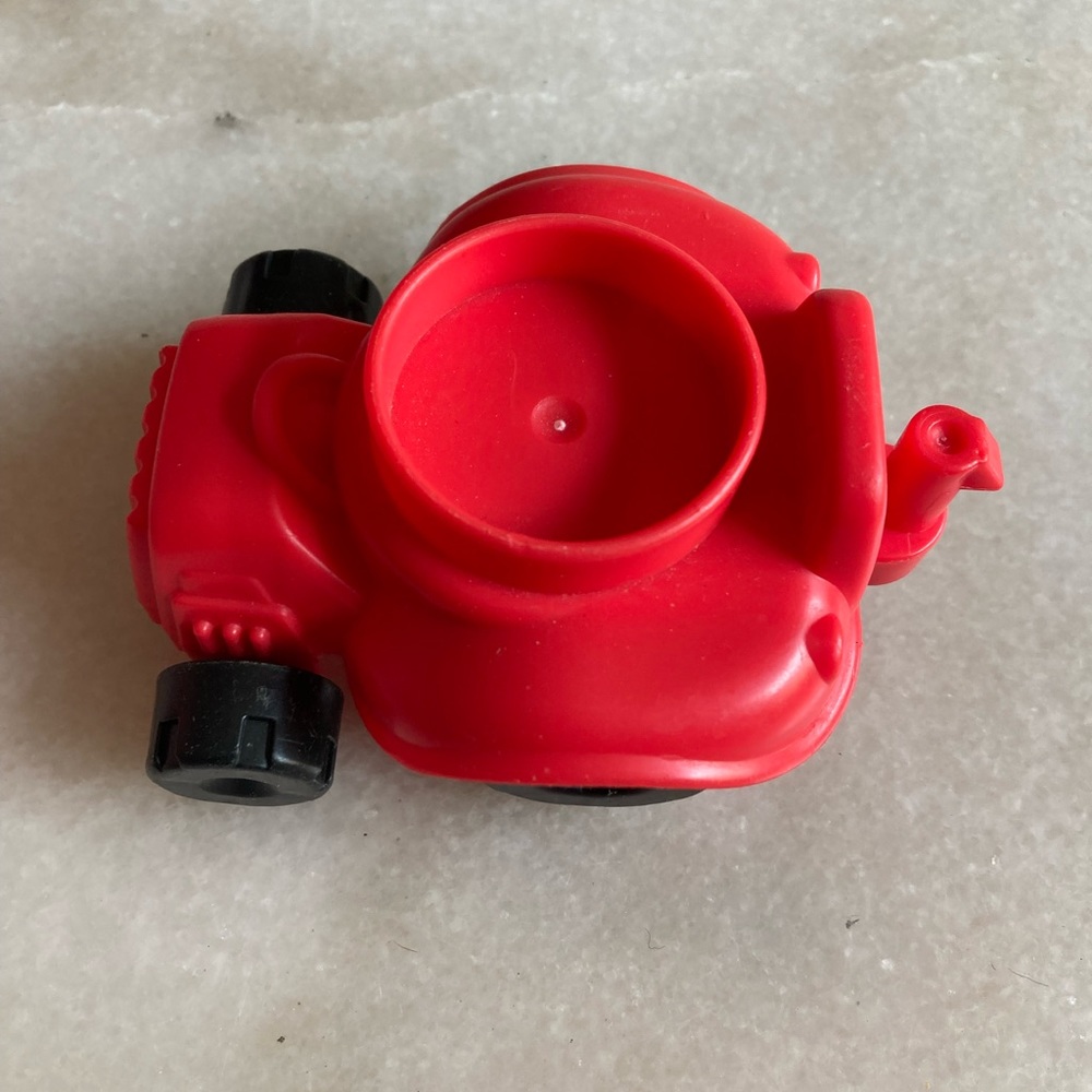 Mattel small red tractor